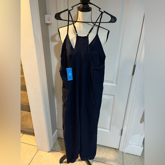 Women’s Casual Adjustable Cami Straps Overalls Summer V-Neck Joggers - Picture 6 of 8